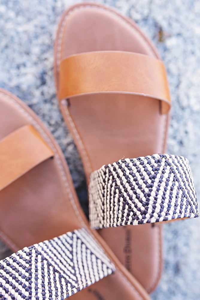 Izel Double Strap Sandals - Copper Sky Boutique