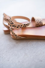 Ada  Leopard Sandals - Copper Sky Boutique