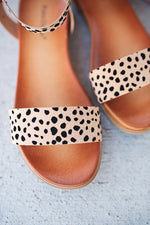 Ada  Leopard Sandals - Copper Sky Boutique