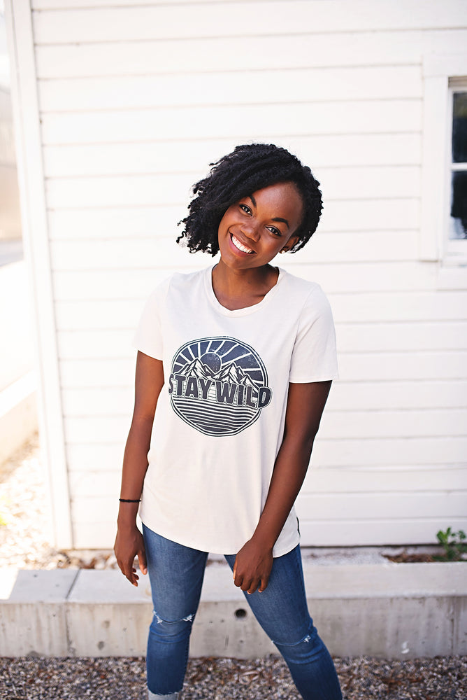 Stay Wild Tee - Copper Sky Boutique