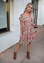 Gia Floral Tiered Dress