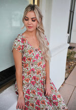 Gia Floral Tiered Dress